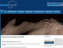 Tablet Screenshot of eurekasci.com